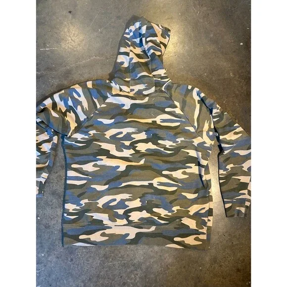 Cabela’s Camo Hoodie XL Pullover Sweatshirt Purple Lined Outdoor - Picture 4 of 4